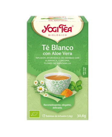 Yogi tea blanco aloe vera  BIO 17 bolsitas