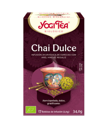 Yogi tea chai dulce BIO 17 bols