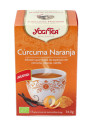 Yogi tea curcuma y naranja BIO 17 bols