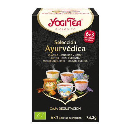 Yogi tea selección ayurvédica 6x3 bolsitas