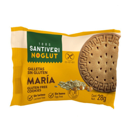 Galletas maría sin gluten 28g (3und)