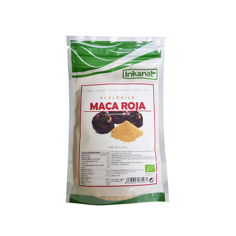 Maca roja polvo 200 gr