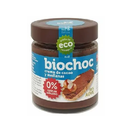 Biochoc avellanas BIO 0% azucares añadidos 200gr