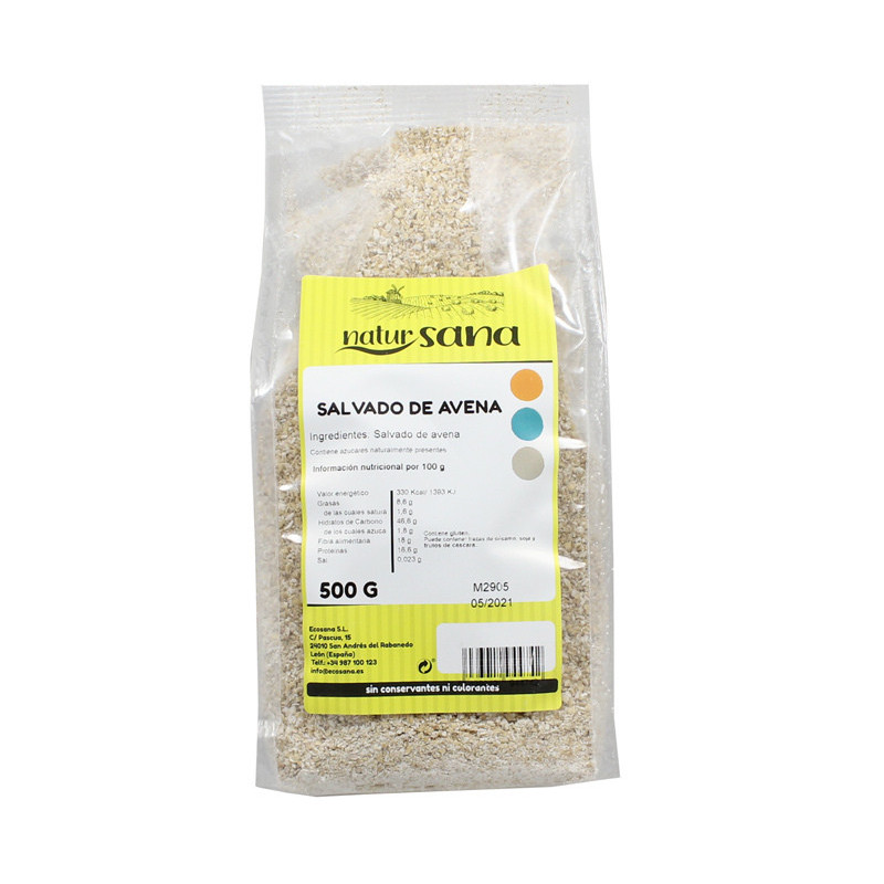 Salvado avena 500gr natursana