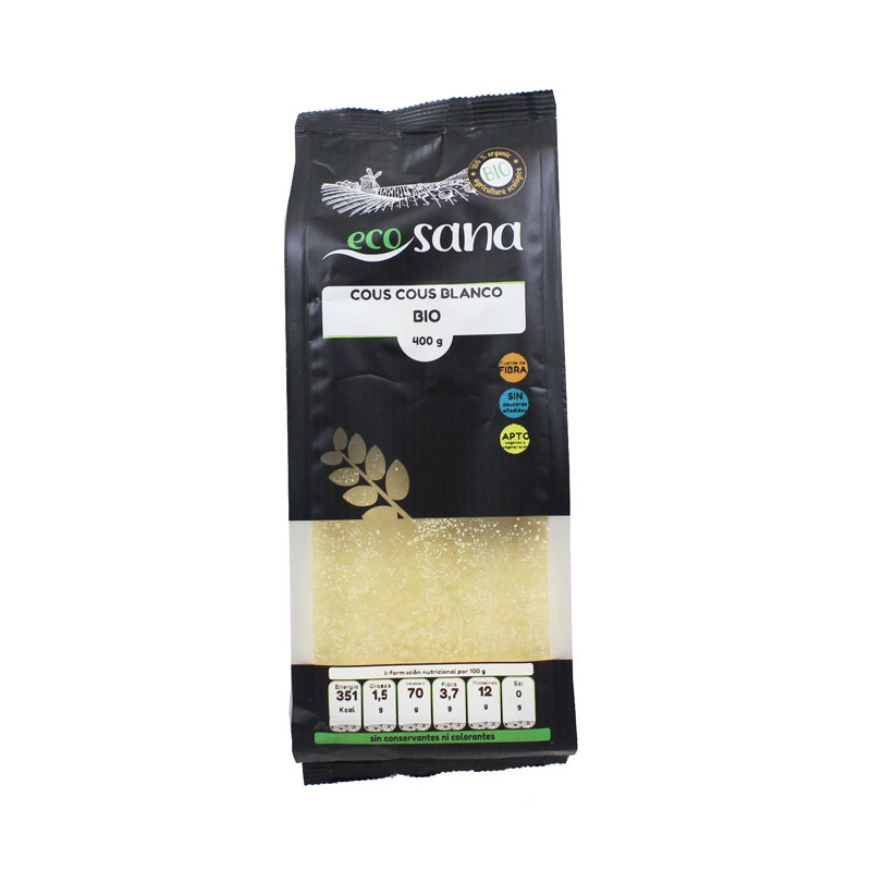 Cous cous blanco BIO 400gr ecosana