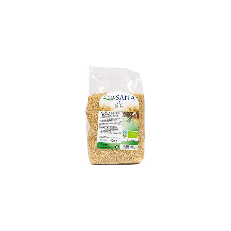 Cous cous integral BIO 400gr ecosana