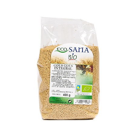 Cous cous integral BIO 400gr ecosana