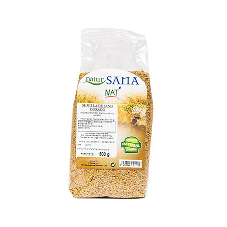 Semilla lino dorado 500gr natursana