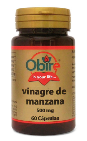 Vinagre de manzana 500mg 60caps