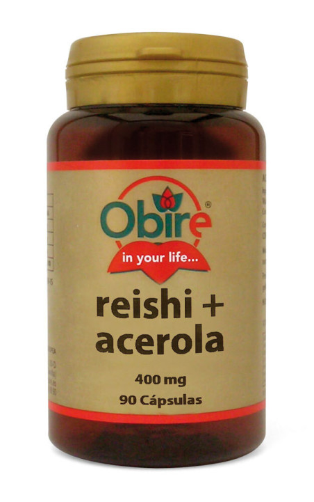 Reishi (micelio) y acerola 400mg 90 caps