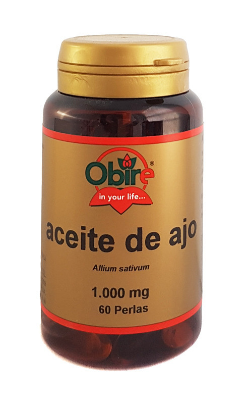 Aceite de ajo 1000 mg  60 perlas  nuevo