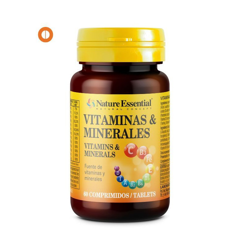 Ne vitaminas y minerales 60 comp