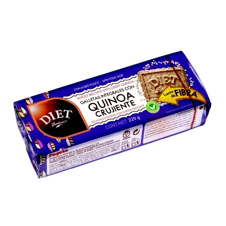 Galletas integrales con quinoa crujiente 220 gr