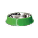 Comedero inox. antihormigas-xs verde