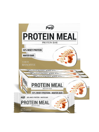 Barrita banoffee protein meal 35gr sin azucar añadido x 12 uds