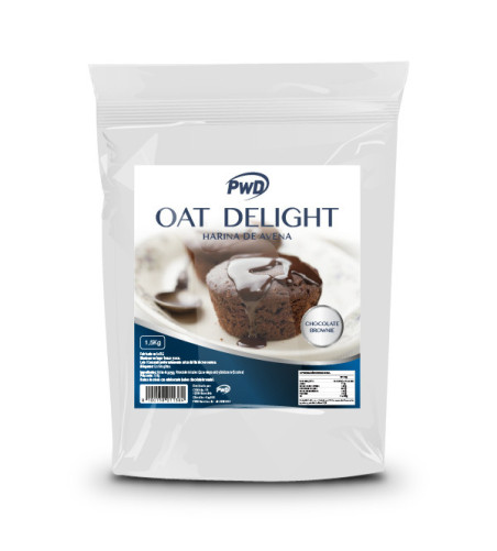 Harina de avena oat delight chocolate brownie 1.5 kg