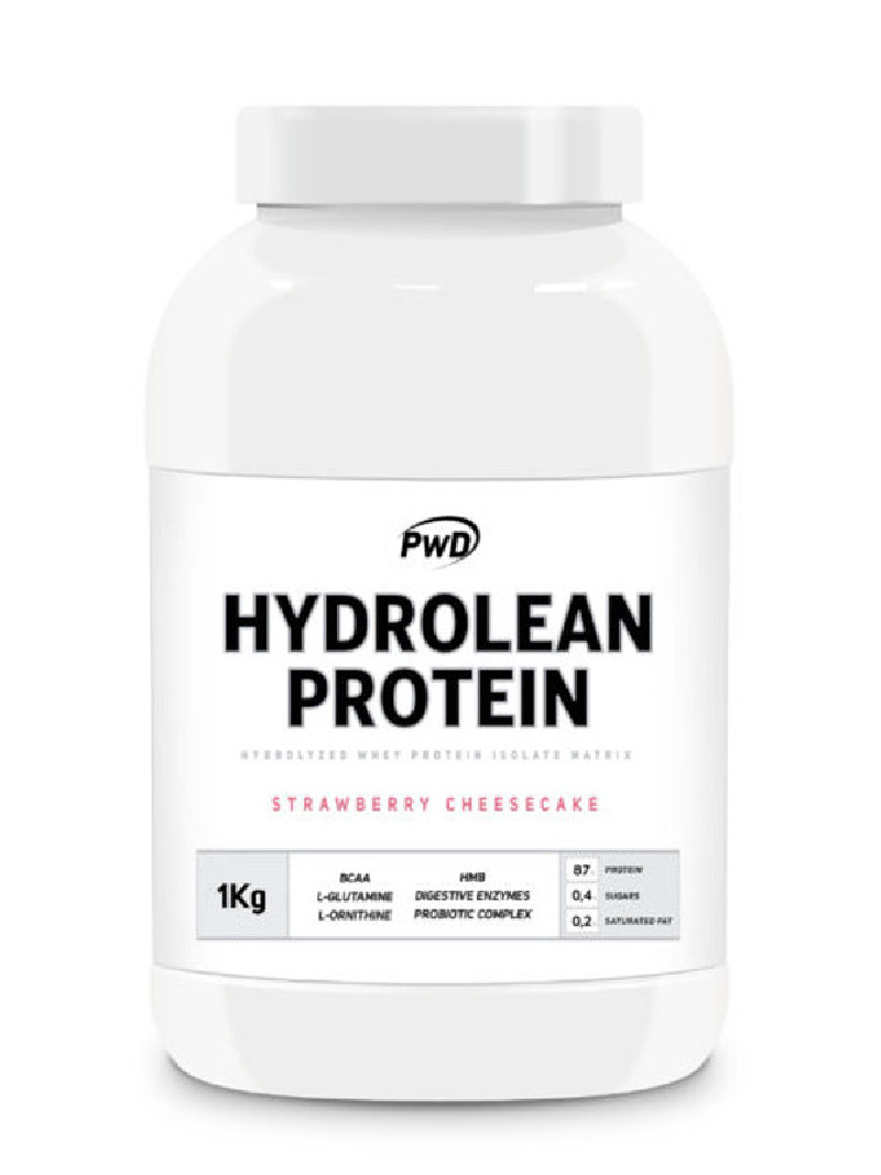 Proteina hidrolizada (hydrolean protein) fresa 1kg