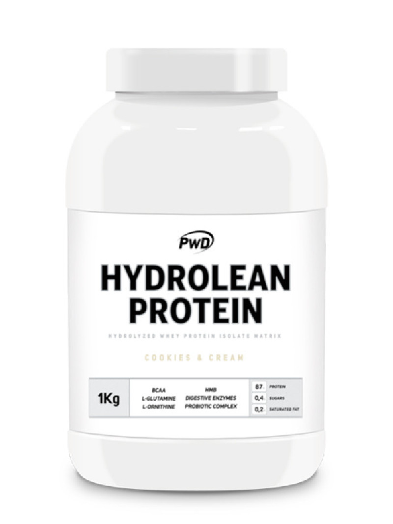 Proteina hidrolizada (hydrolean protein) cookies  y  cream 1kg