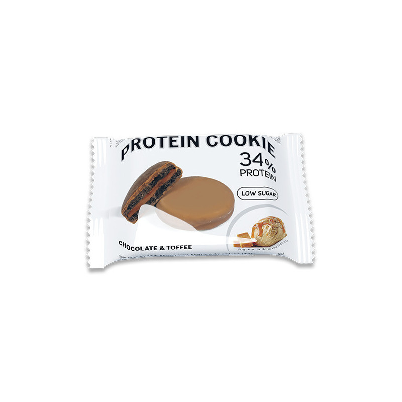 Protein cookie 34% chocolate y toffee (18 x 30g)