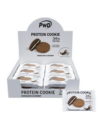 Protein cookie 34% protein chocolate  y  coconut (18 x 30g)