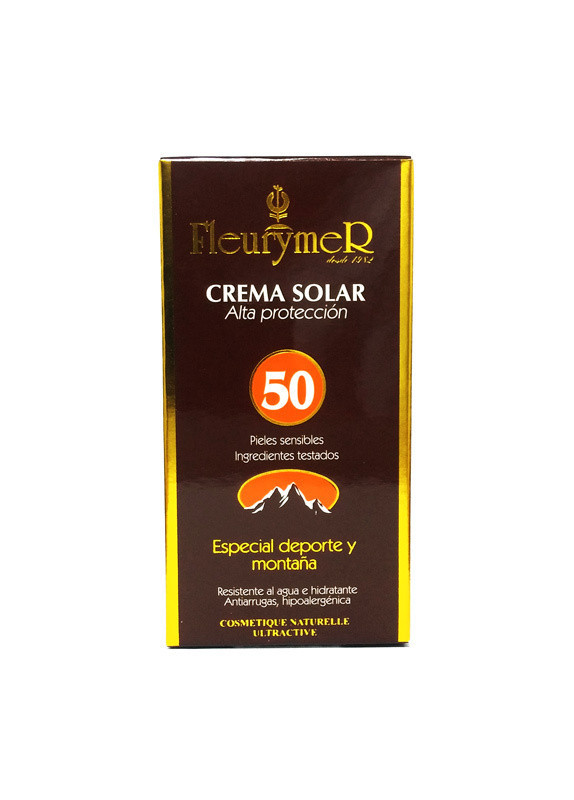 Crema solar facial montaña spf 50 tubo 80ml