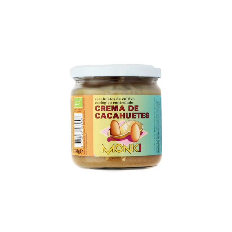 Crema de cacahuete BIO monki 330 gr