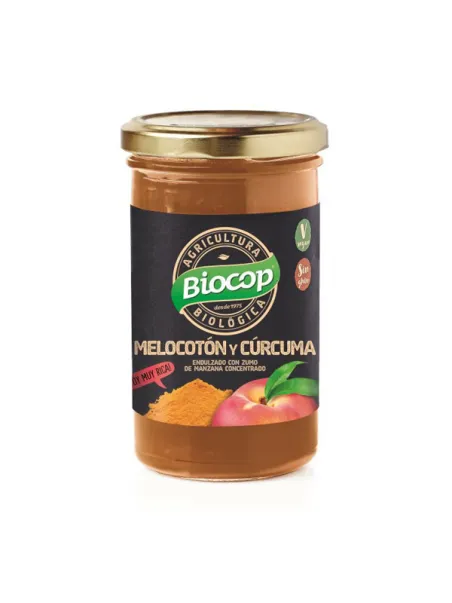 Compota melocoton curcuma biocop   280 g