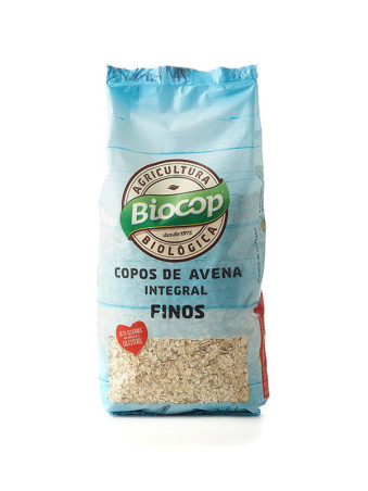 Copos avena integral finos biocop 500g