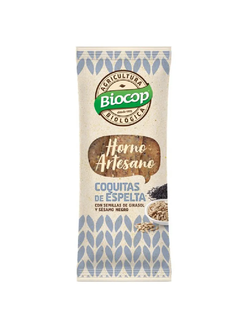 Coquitas trigo  espelta girasol sésamo negro biocop 75g