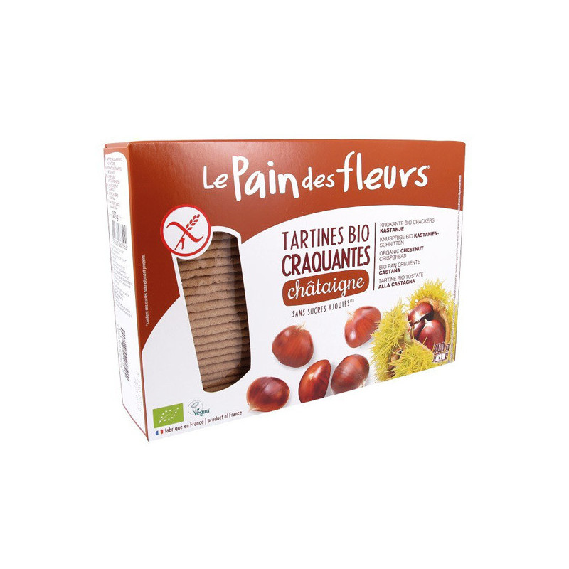 Cracker castaña le pain des fleurs 300g