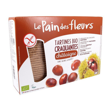 Cracker castaña le pain des fleurs 300g