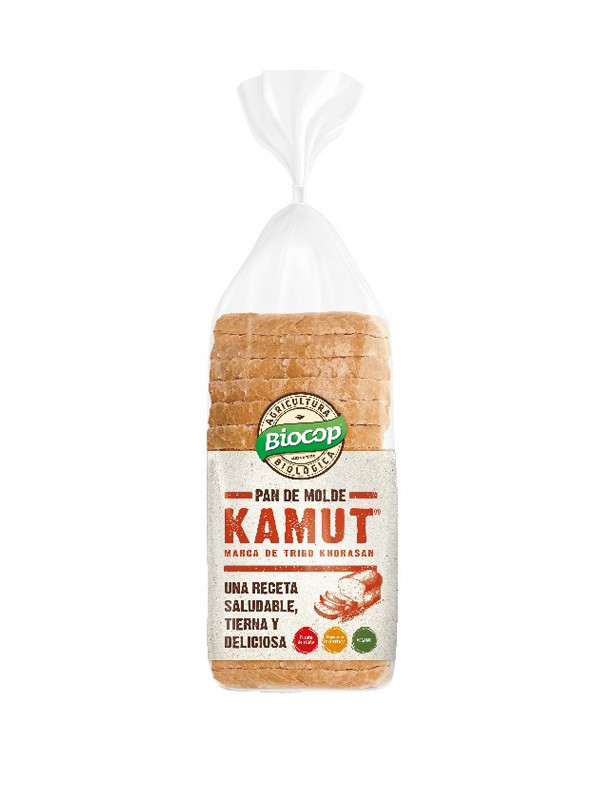 Pan molde blando kamut blanco biocop 400g