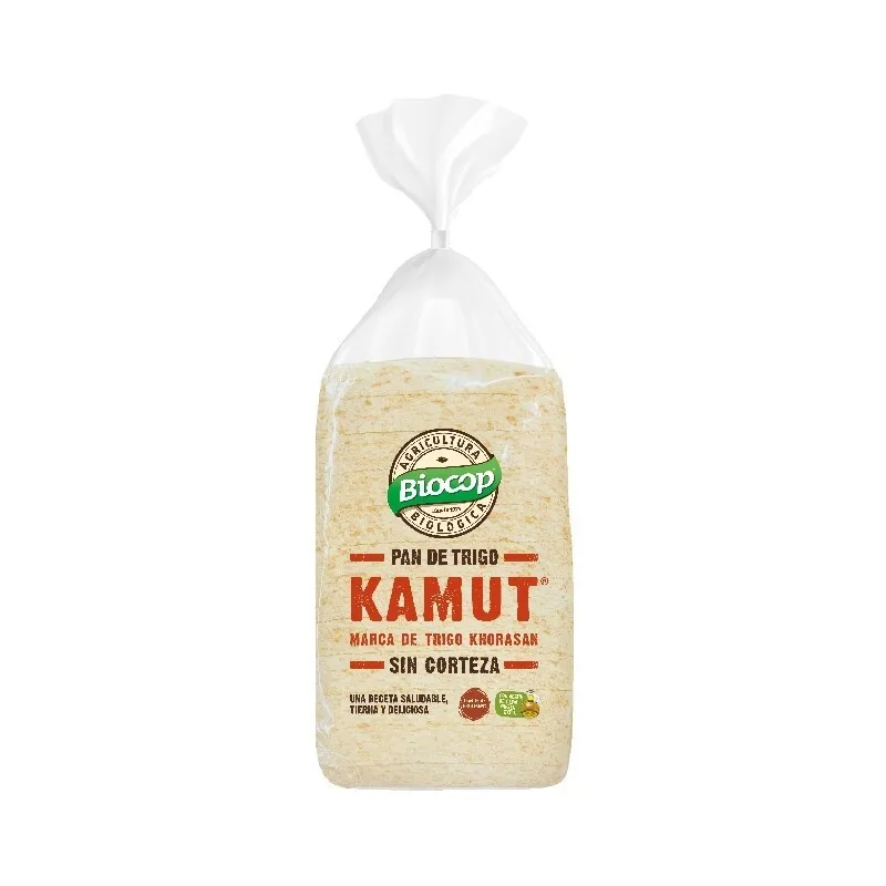 Pan de molde kamut sin corteza BIO 300g