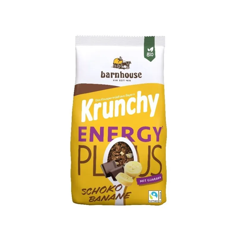 Muesli krunchy energy plus choco platano barnhouse 325g