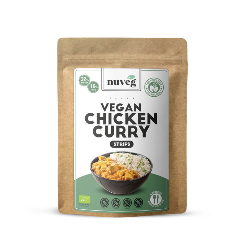 Pollo vegano al curry ECO 165g nuveg