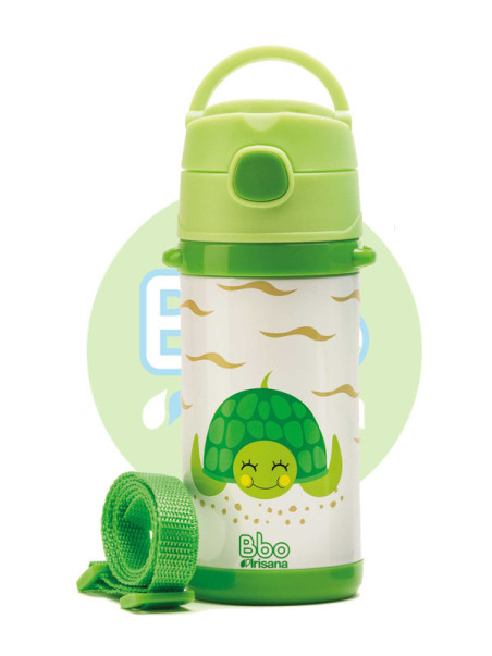 Botella bbo termo infantil 320ml verde irisana