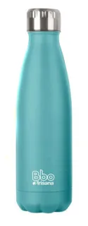 Botella bbo termo acero inoxidable 500ml turquesa  y  funda irisana