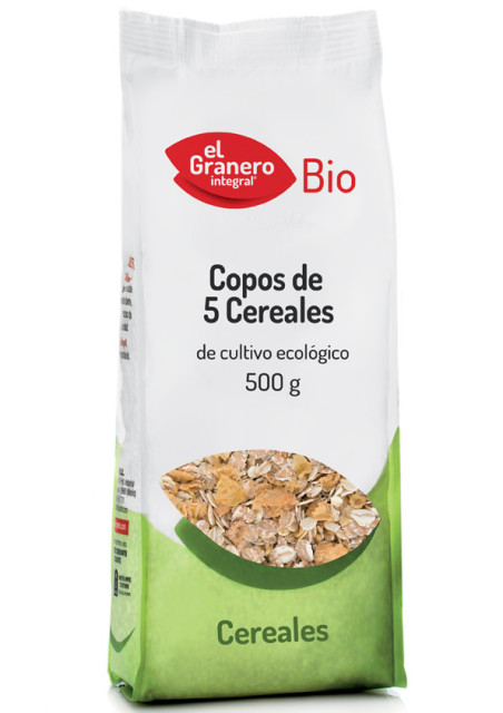 Copos de 5 cereales BIO 500 g