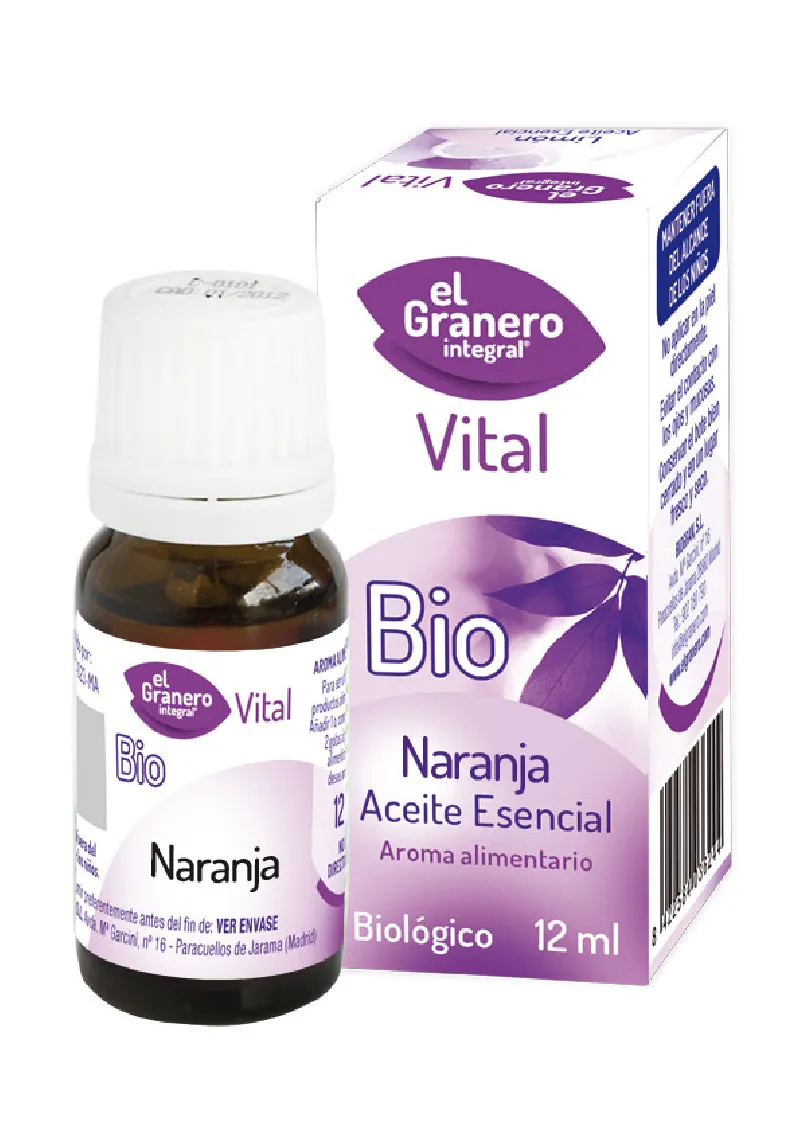 Aceite esencial de naranja BIO 12 ml