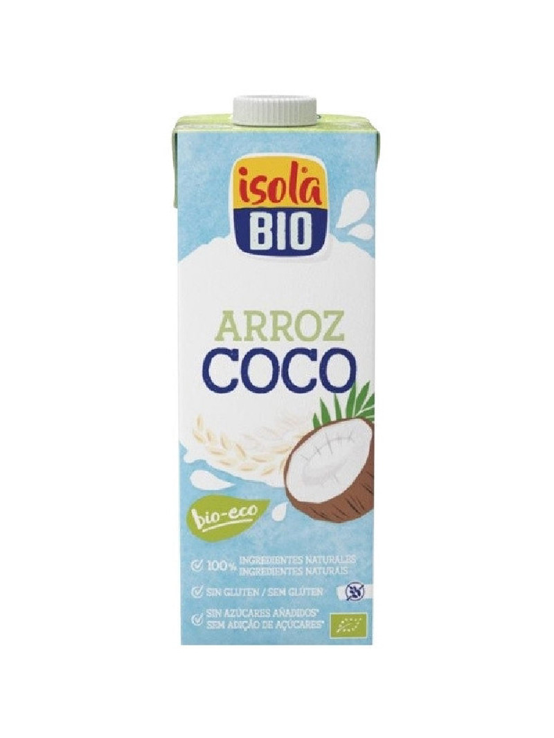 Bebida de arroz y coco bio, 1 l