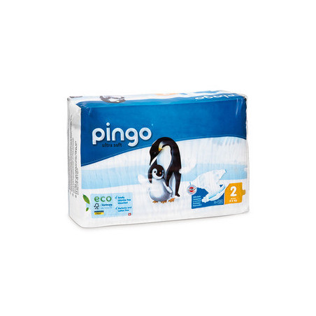 Pañales ecológicos pingo talla 2 mini (42und)