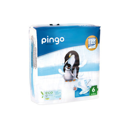 Pañales ecológicos pingo talla 6 xl (32und)