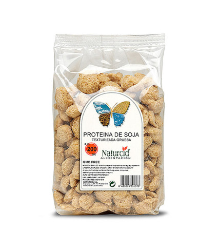 Proteina de soja texturizada gruesa 200  gr.