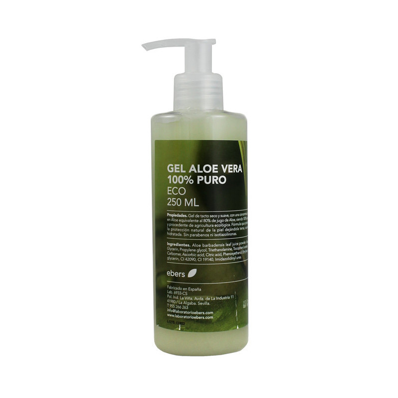 Gel aloe vera 100% puro ECO 250ml dosif