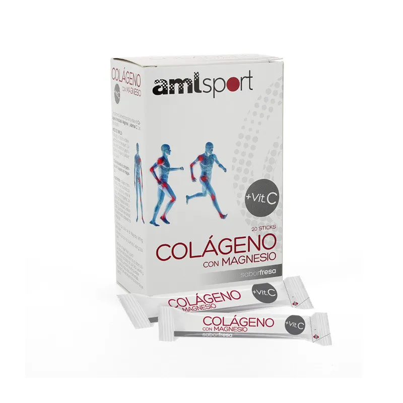 Colageno con magnesio amisport fresa 20 sticks