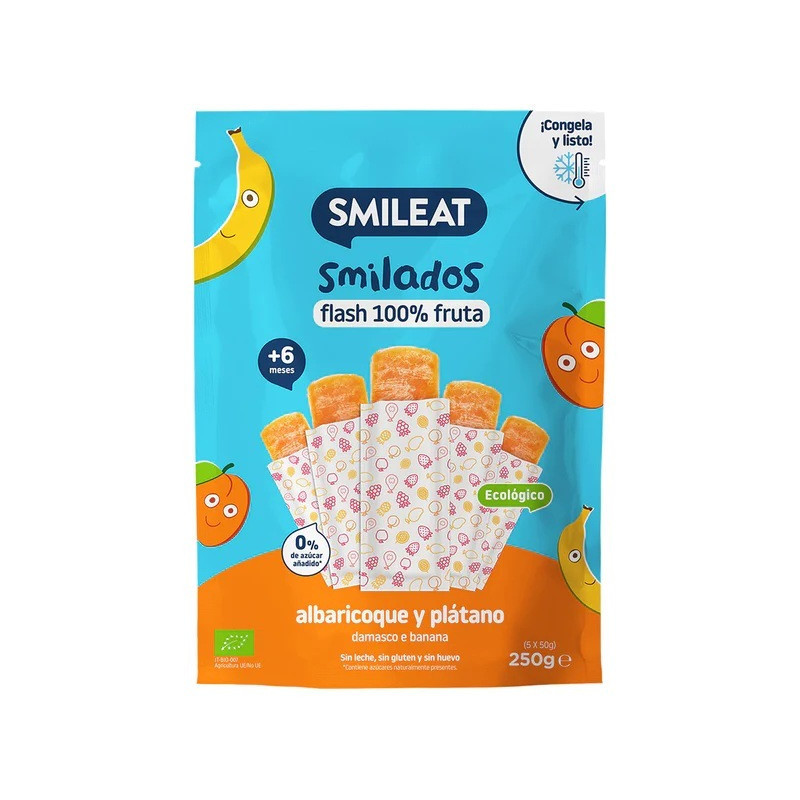 Smilado albaricoque y plátano ECO 250g