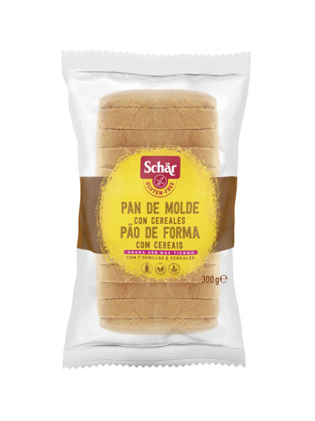 Pan de molde con cereales 300g Schär