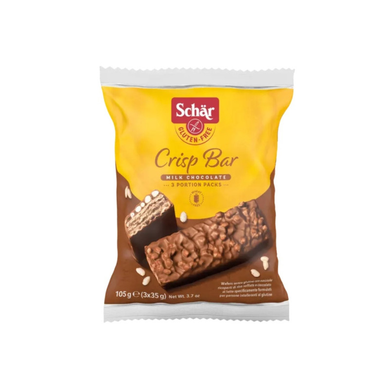 Crujiente barritta Crisp bar sin gluten 105g Schär