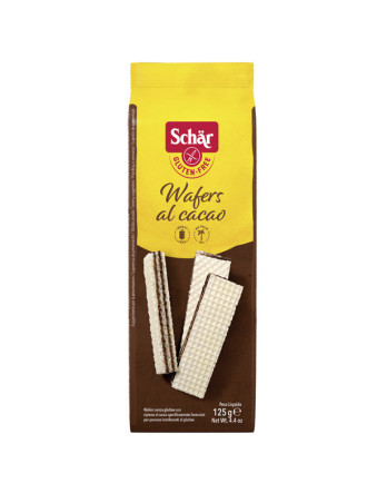 Barquillos rellenos de cacao wafers al cacao 125g Schär