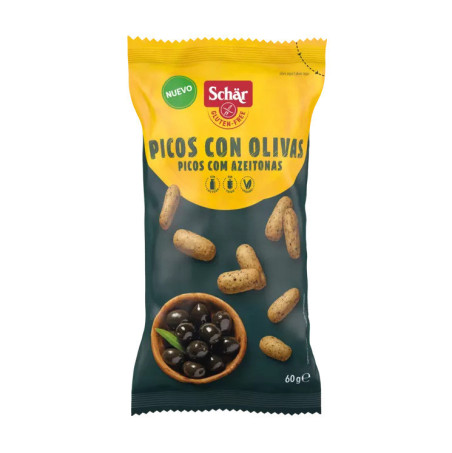 Picos con olivas 60g Schär